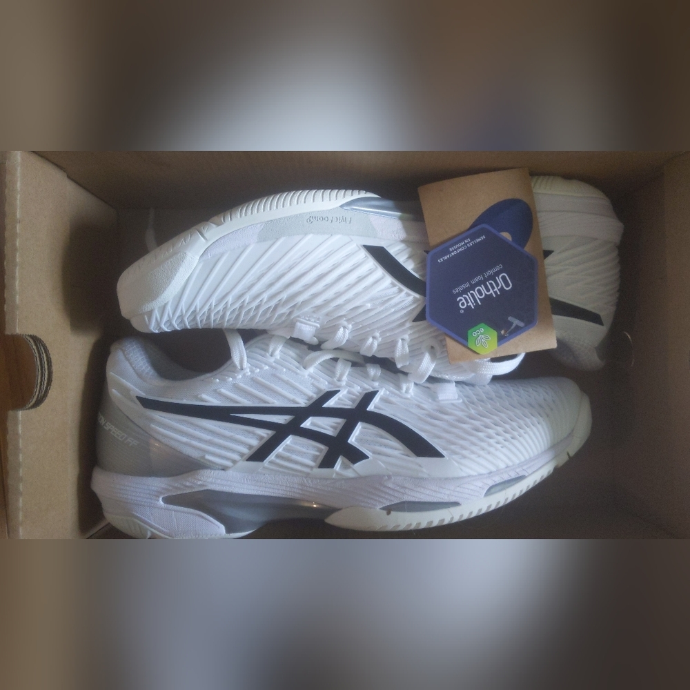 Asics Solution Speed FF2 White/Black Women's 7.5